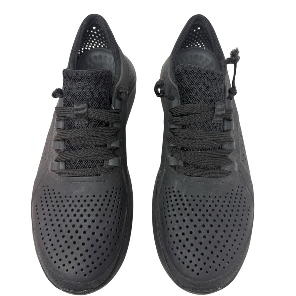 Crocs LiteRide Mens Size 11 black Sneakers shoes